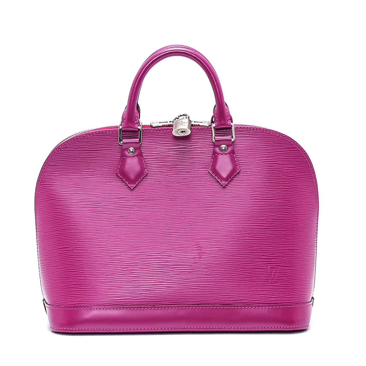 Louis Vuitton - Fuchsia Epi Leather Alma Pm Tote Bag